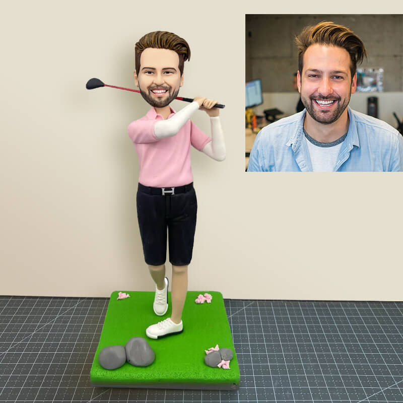 Customized Golf Bobblehead Doll