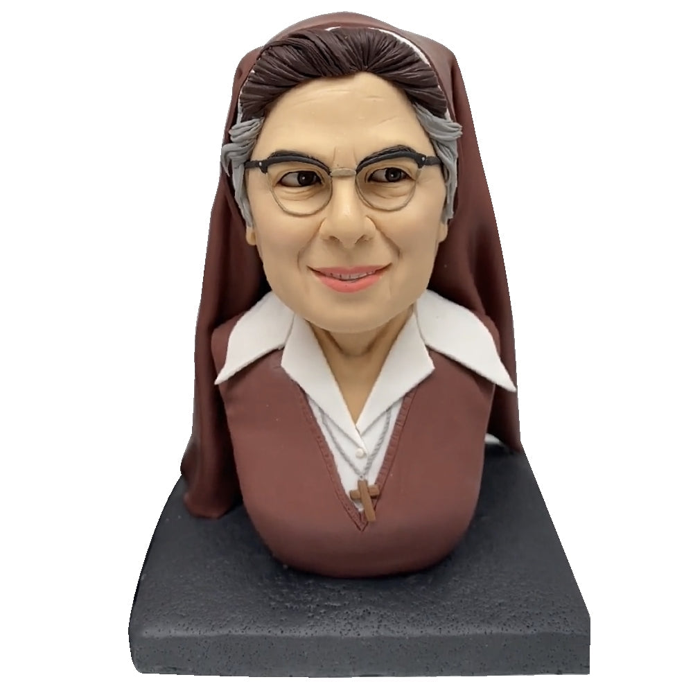 Customized bust bobblehead doll