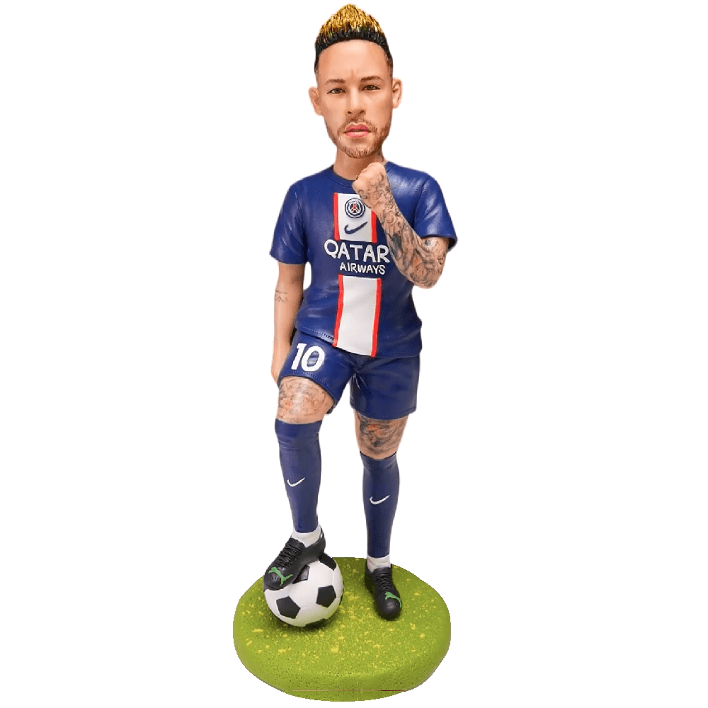 Customized football bobblehead doll