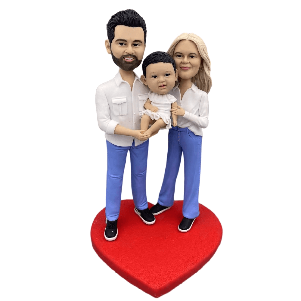 Family bobblehead toy customization