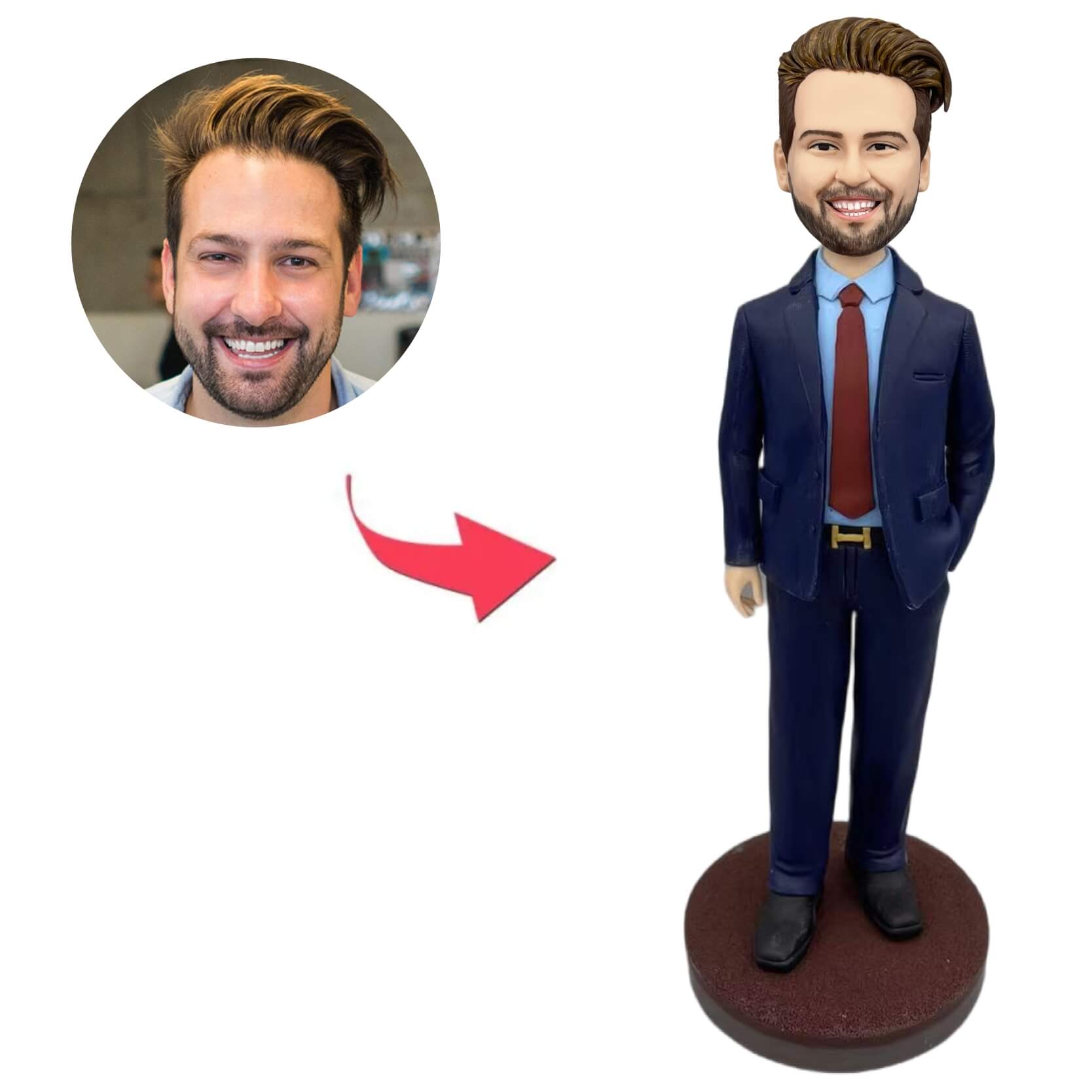 Personalized bobblehead doll